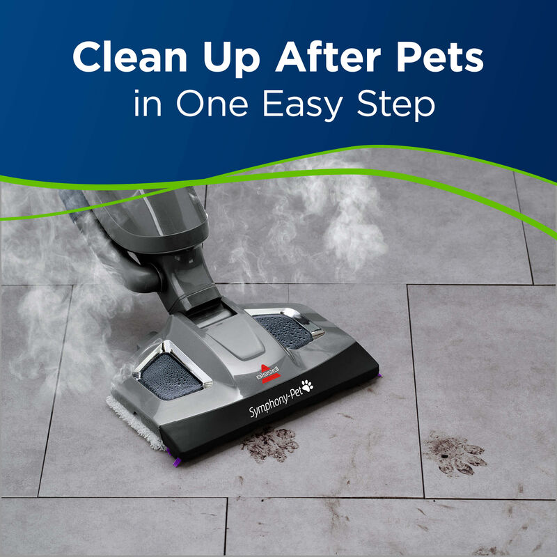 BISSELL® Symphony™ Pet Vacuum and Steam Mop 1543 Steam Cleaner